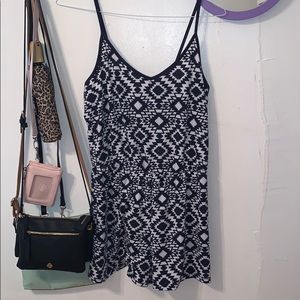 Navy blue romper
